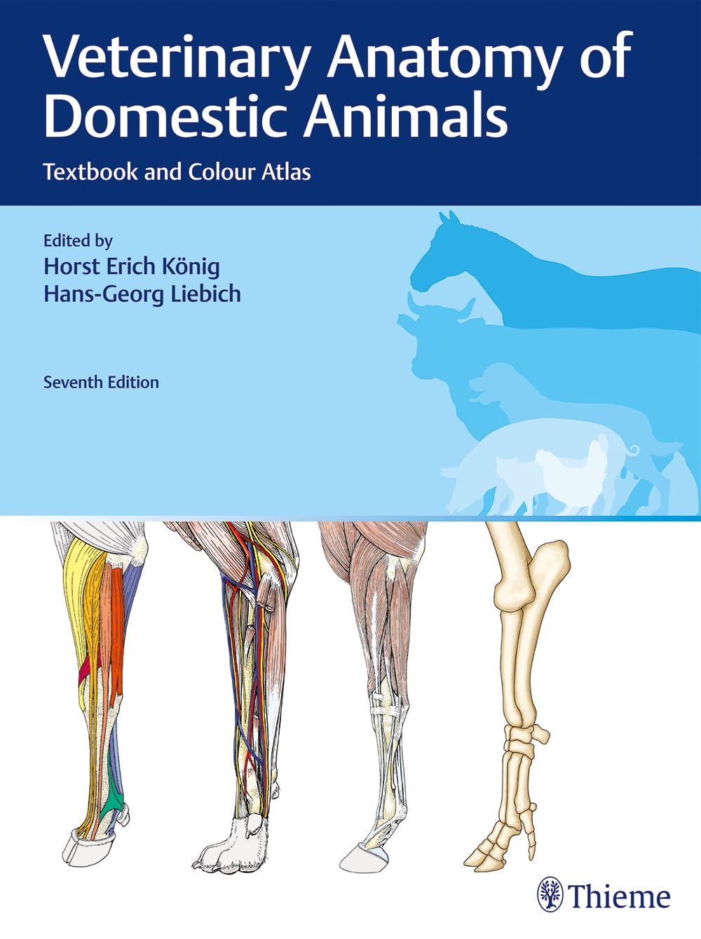 Veterinary Anatomy of Domestic Animals: Textbook and Colour Atlas 7th
